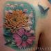 Tattoos - FLOWERS AND BUTTERFLY - 92122